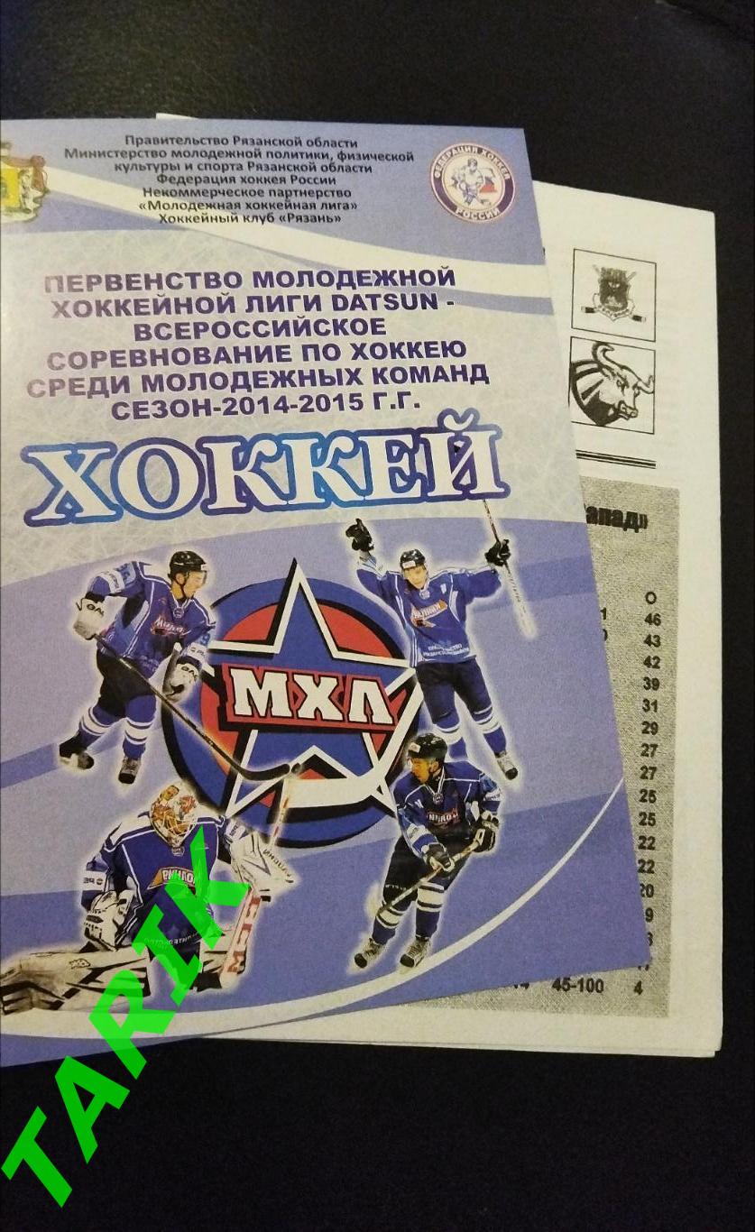 Хоккей Молния Рязань- ХК Брянск ,МХК Белгород 2014