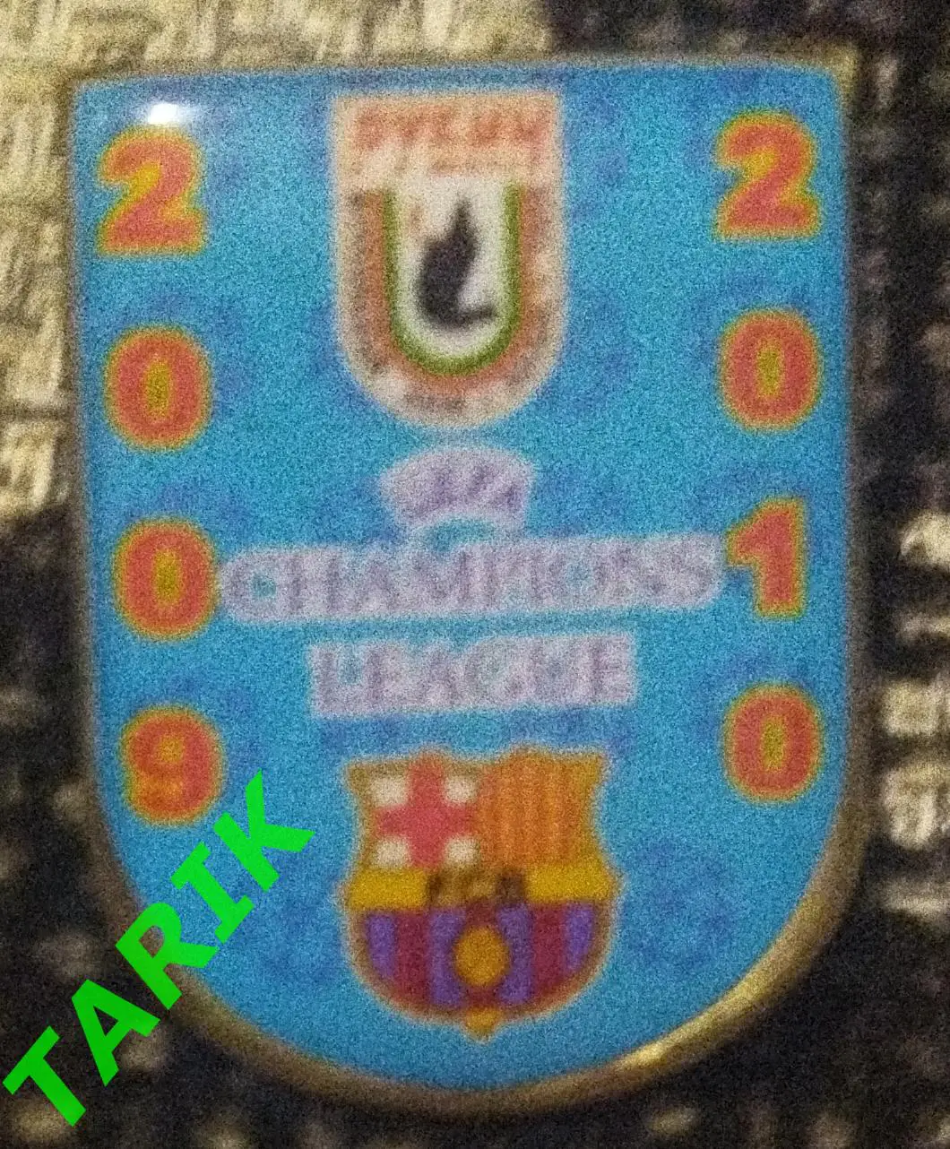 Матчевый знак Рубин Казань -Барселона Испания 2009