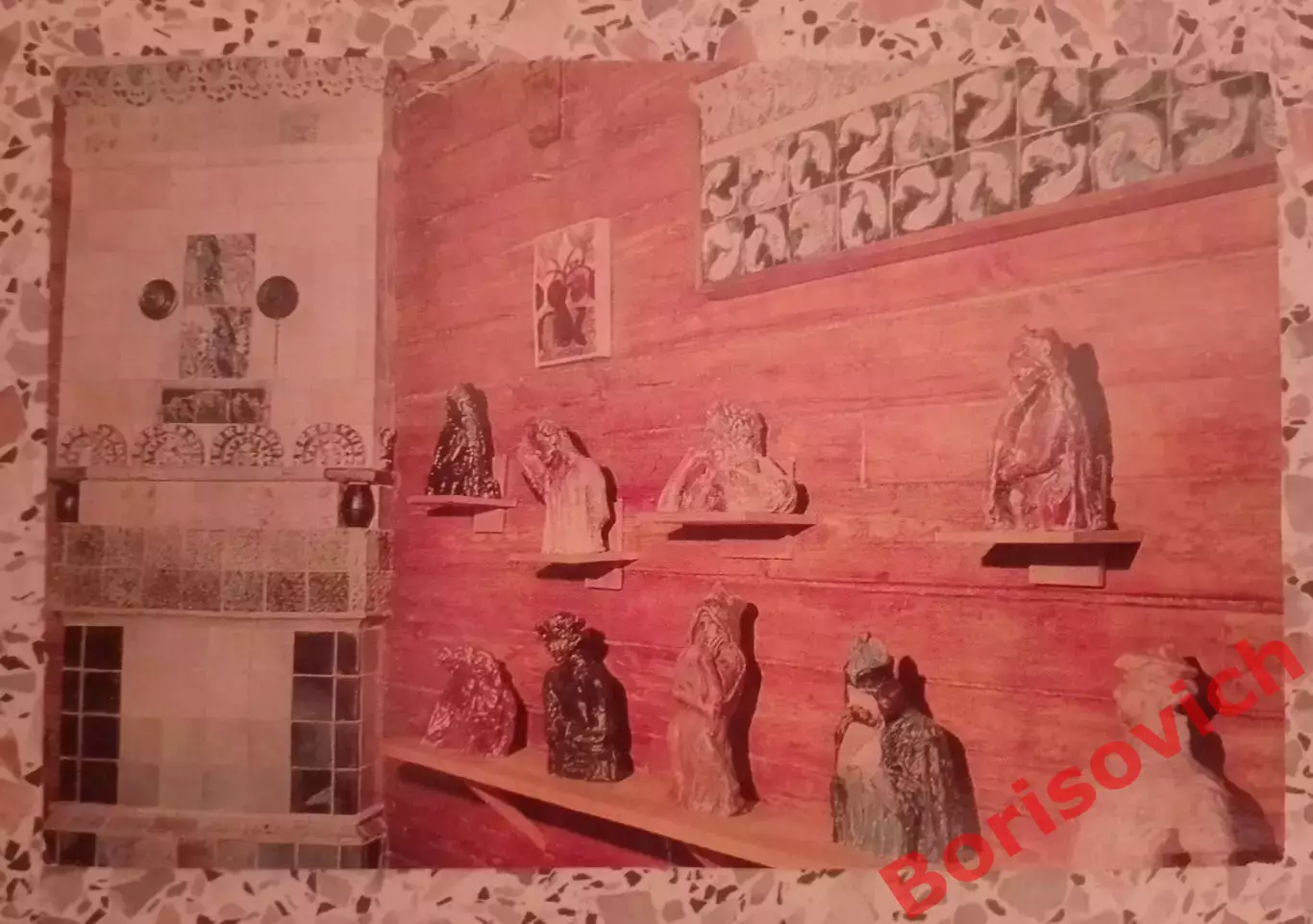 Абрамцево Майолика М. А. Врубеля в студии - мастерской 1977