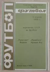 Кристалл Херсон - Кривбасс Кривой Рог 02-04-1985
