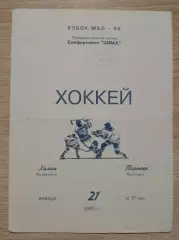 Химик Воскресенск - Торпедо Ярославль 21-01-1995