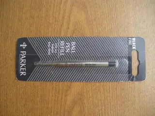 Стержень для шариковой ручки Parker чёрный 0,5 мм F