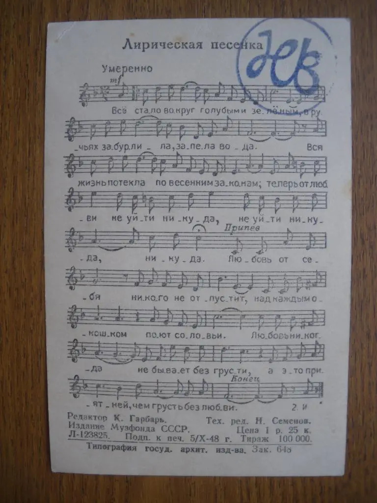 Актёры Кино СССР Людмила Целиковская изд 1948 г 1