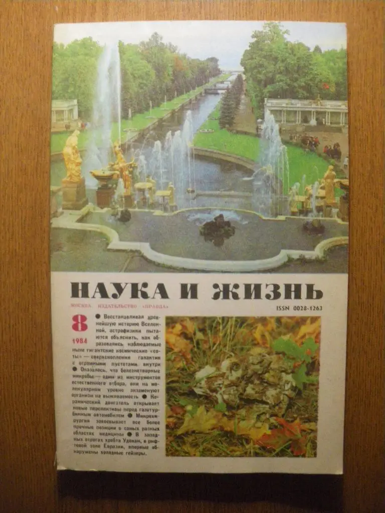 Журнал Наука и жизнь N 8. 1984