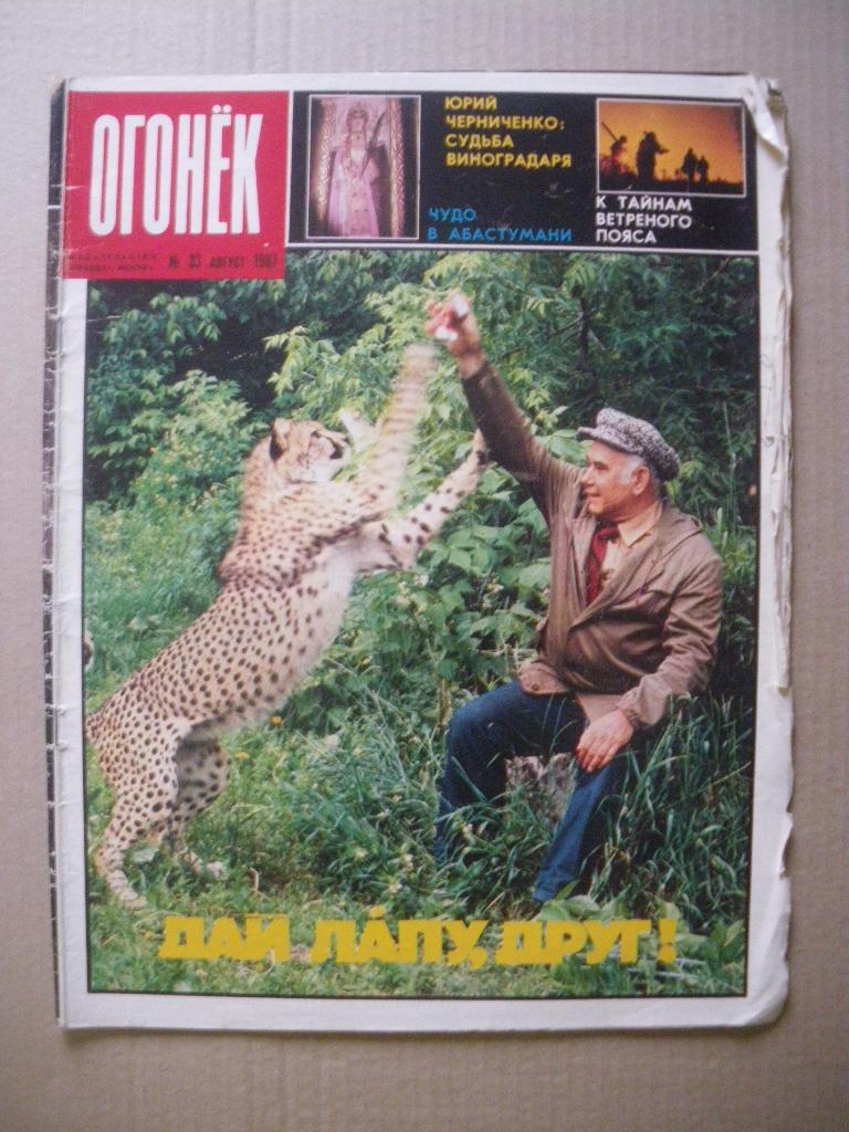 Журнал Огонёк N 33. 1987