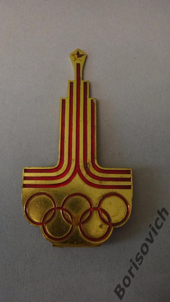 Олимпиада 1980 Москва Накладка Символика