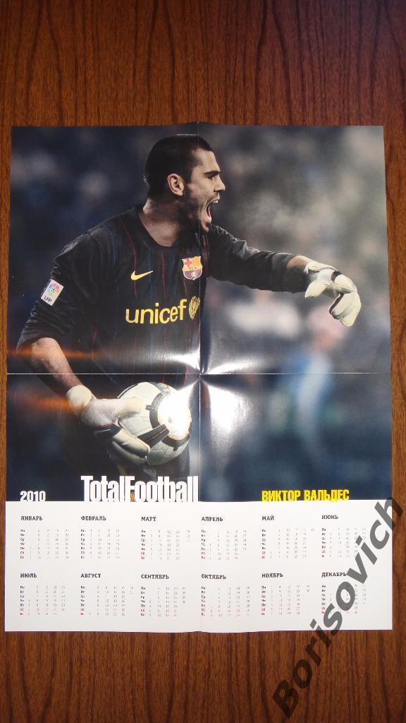 Постер Плакат из журнала Totalfootball Милан / Виктор Вальдес 1