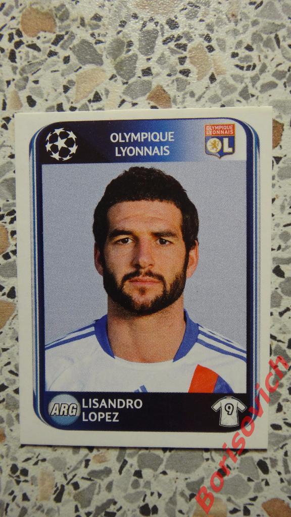 Лига Чемпионов 2010 - 2011 Олимпик Лион Lisandro Lopez N 89