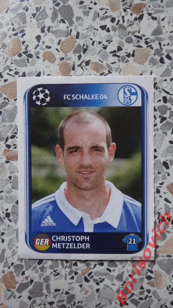 Лига Чемпионов 2010 - 2011 Christoph Metzelder FC Schalke 04 N 111