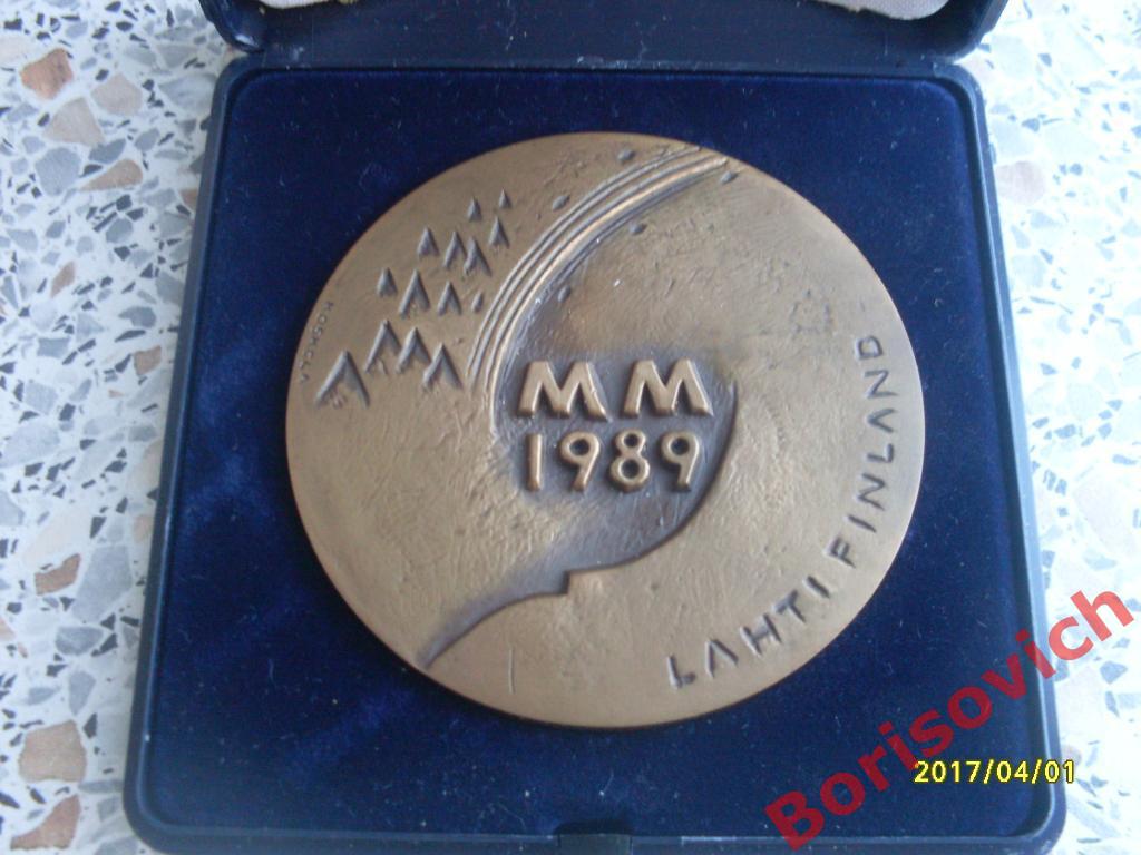 Чемпионат Мира по лыжным видам спорта Лахти Финляндия 17-26.02.1989