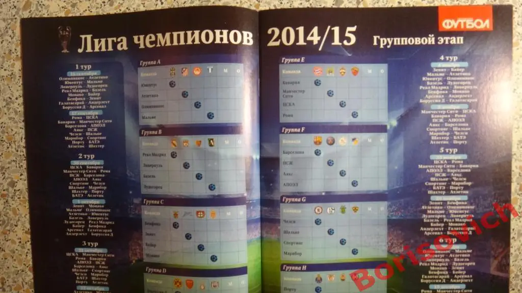Еженедельник Футбол Спецвыпуск N11-12 2014 Еврочемпионаты 2014/2015 Еврокубки 5