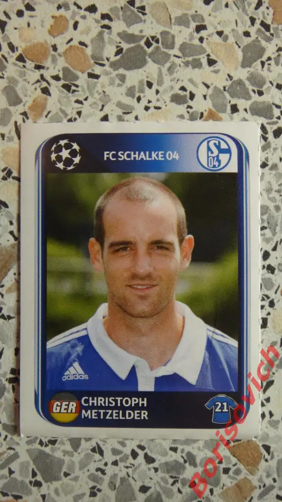 Лига Чемпионов 2010 - 2011 Christoph Metzelder FC Schalke 04 N 111