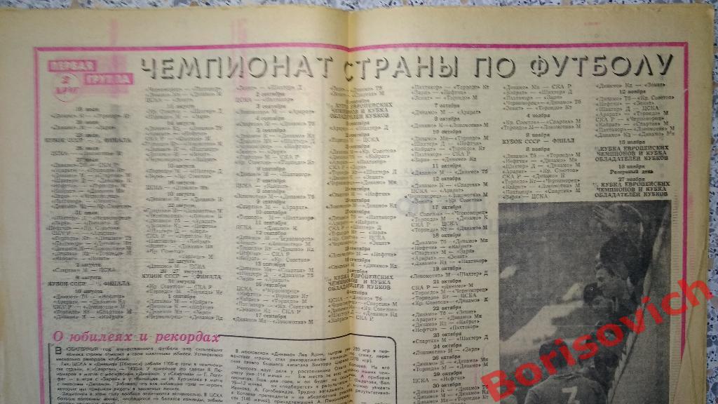 Футбол N 29 1968 год Спартак Тбилиси Торпедо Метревели Тарасов ЦСКА