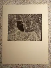 Графика Стасис Красаускас 1970 г Тираж 15 000 экз N 14