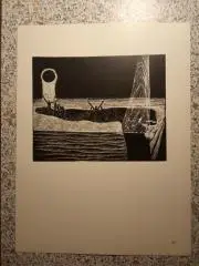 Графика Стасис Красаускас 1970 г Тираж 15 000 экз N 16