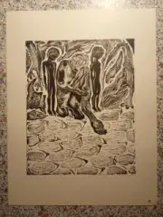 Графика Стасис Красаускас 1970 г Тираж 15 000 экз N 20