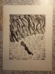 Графика Стасис Красаускас 1970 г Тираж 15 000 экз N 21