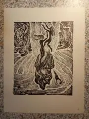 Графика Стасис Красаускас 1970 г Тираж 15 000 экз N 22