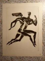 Графика Стасис Красаускас 1970 г Тираж 15 000 экз N 32