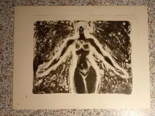 Графика Стасис Красаускас 1970 г Тираж 15 000 экз N 34