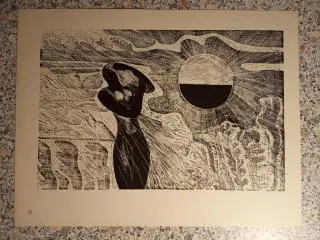 Графика Стасис Красаускас 1970 г Тираж 15 000 экз N 35