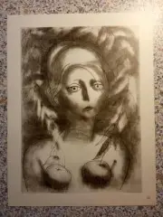 Графика Стасис Красаускас 1970 г Тираж 15 000 экз N 38