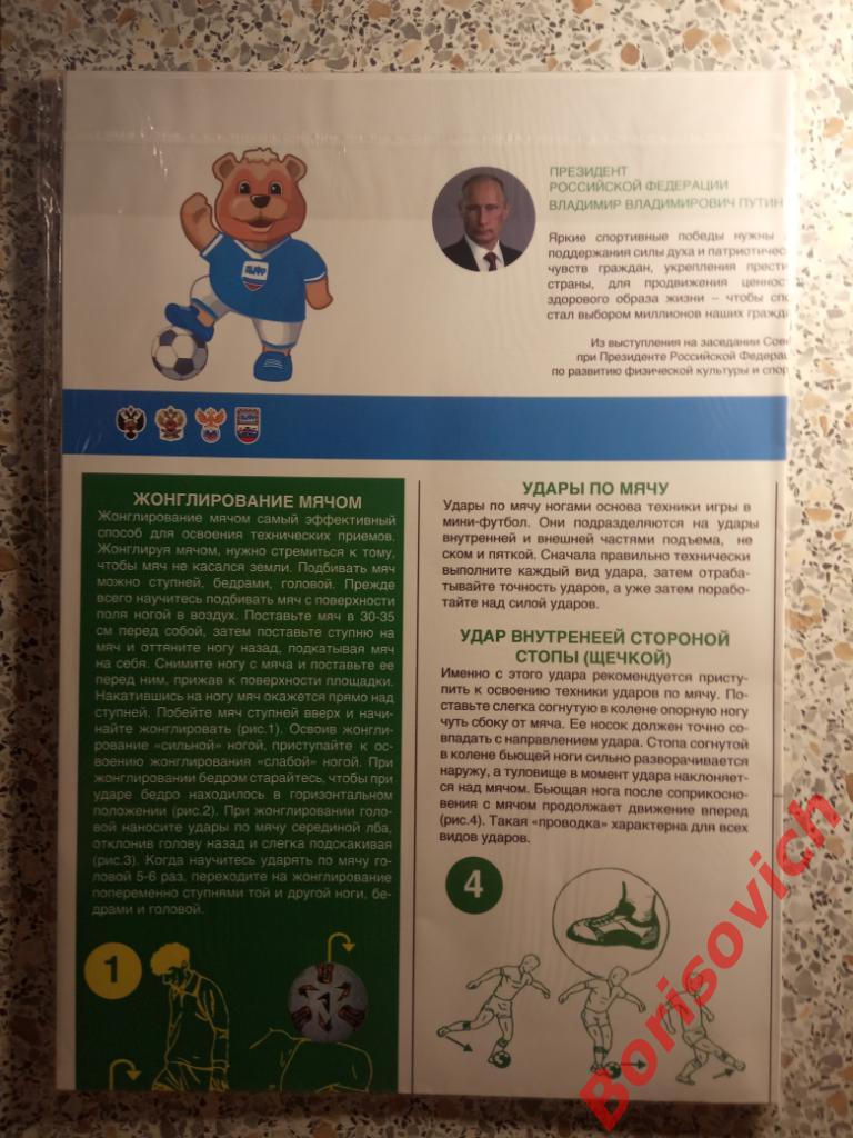 6 информационных плакатов для стендов Играйте в мини-футбол АМФР 2019