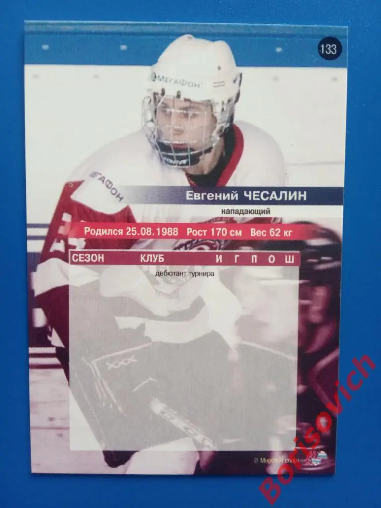 Евгений Чесалин Витязь Чехов Сезон 2006-2007 N 133 1