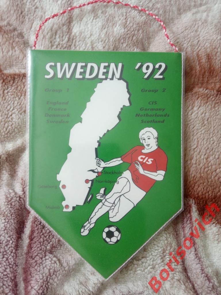 Вымпел Чемпионат Европы 1992 Швеция. 2