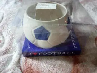 Кружка керамическая Я люблю футбол 0,75 л