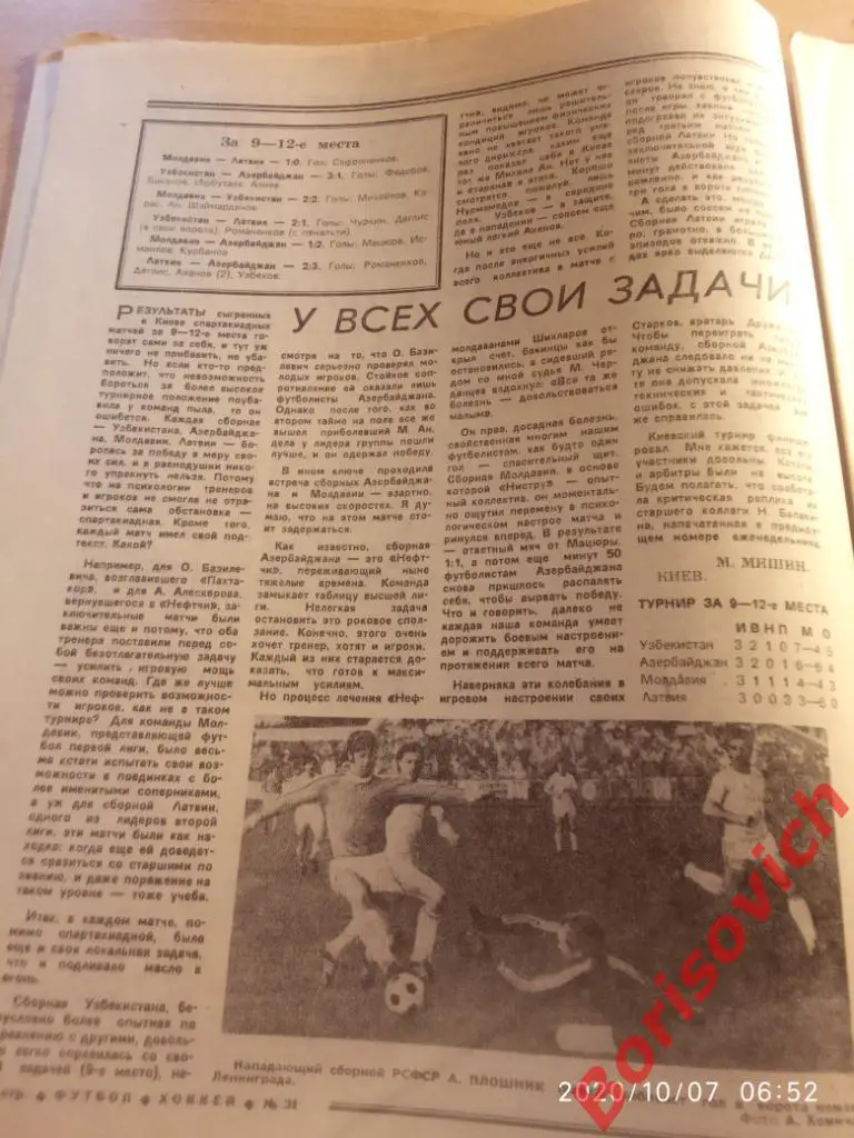 Футбол Хоккей N 31 1979 Спартакиада УКРАИНА МОСКВА ЧЕРЕНКОВ СОКОЛ КИЕВ ХИМИК 3