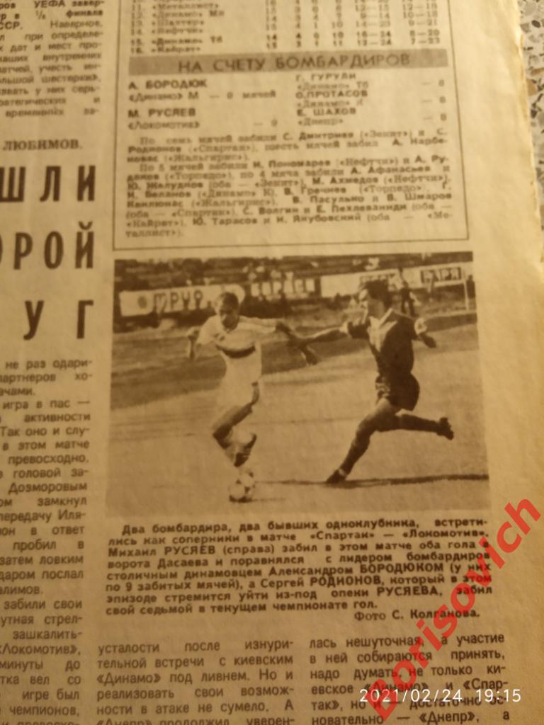 Футбол Хоккей 30 1988 Спартак Локомотив ЦСКА Сокол Таврия Ставрополь 1