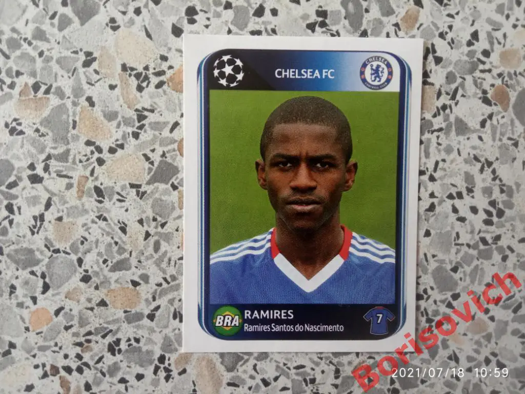 Лига Чемпионов 2010 - 2011 CHELSEA FC RAMIRES N 355