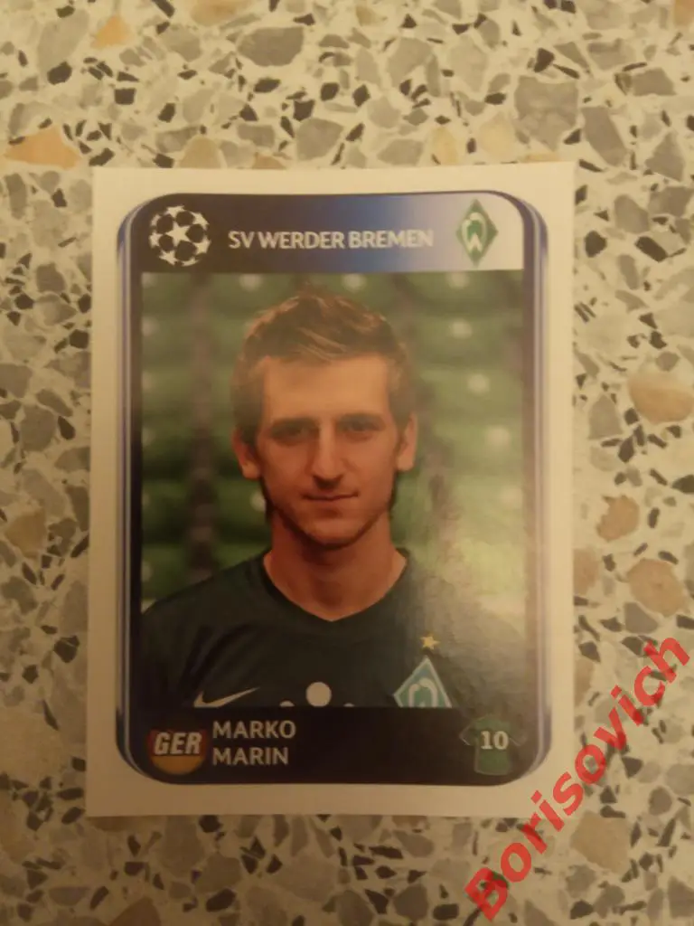 Лига Чемпионов 2010 - 2011 Marko Marin SV Werder Bremen N 32