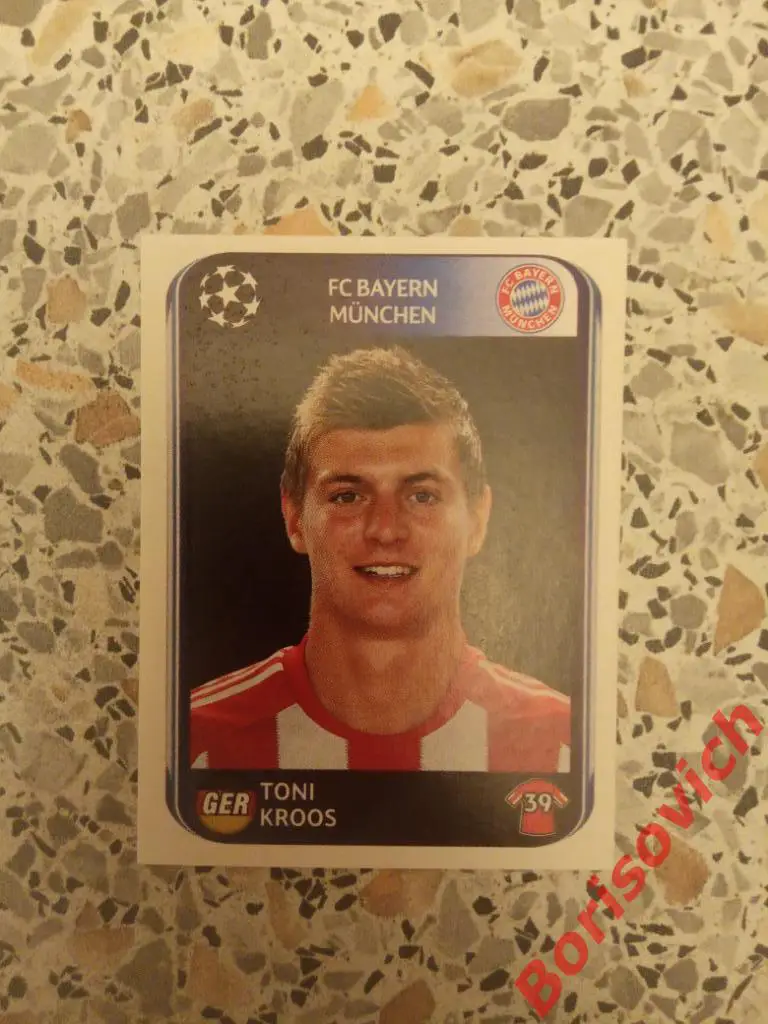 Лига Чемпионов 2010 - 2011 Toni Kroos FC Bayern Munchen N 287