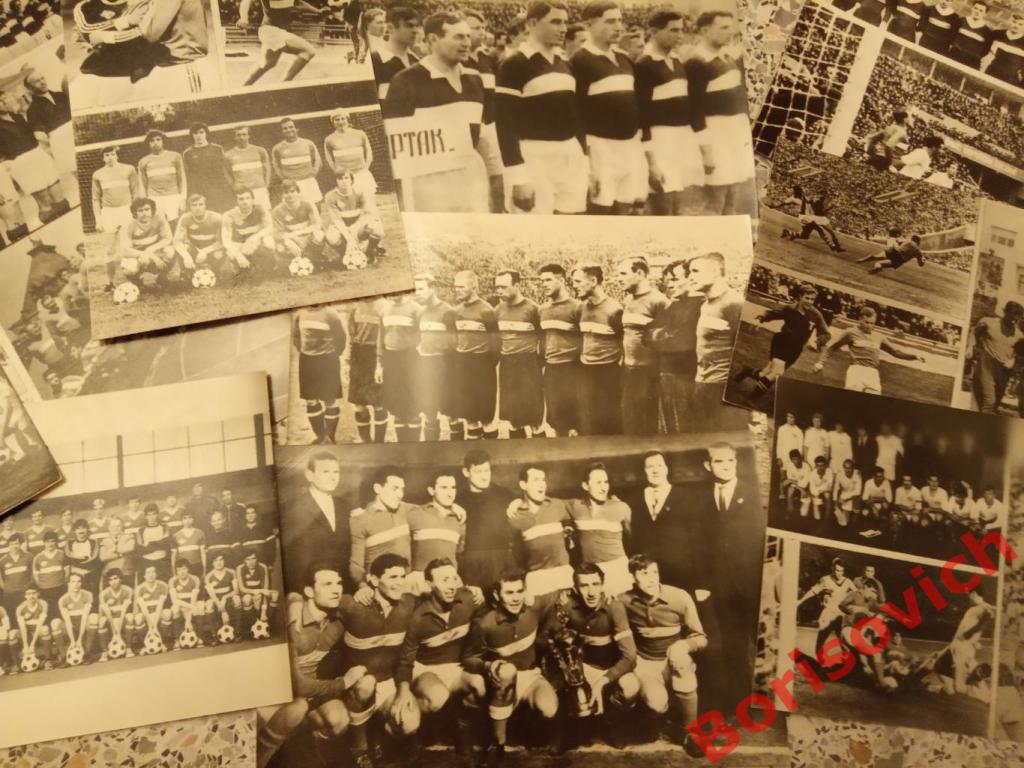 Набор фотооткрыток СПАРТАК Странички истории советского футбола 1986 г 14 штук 1