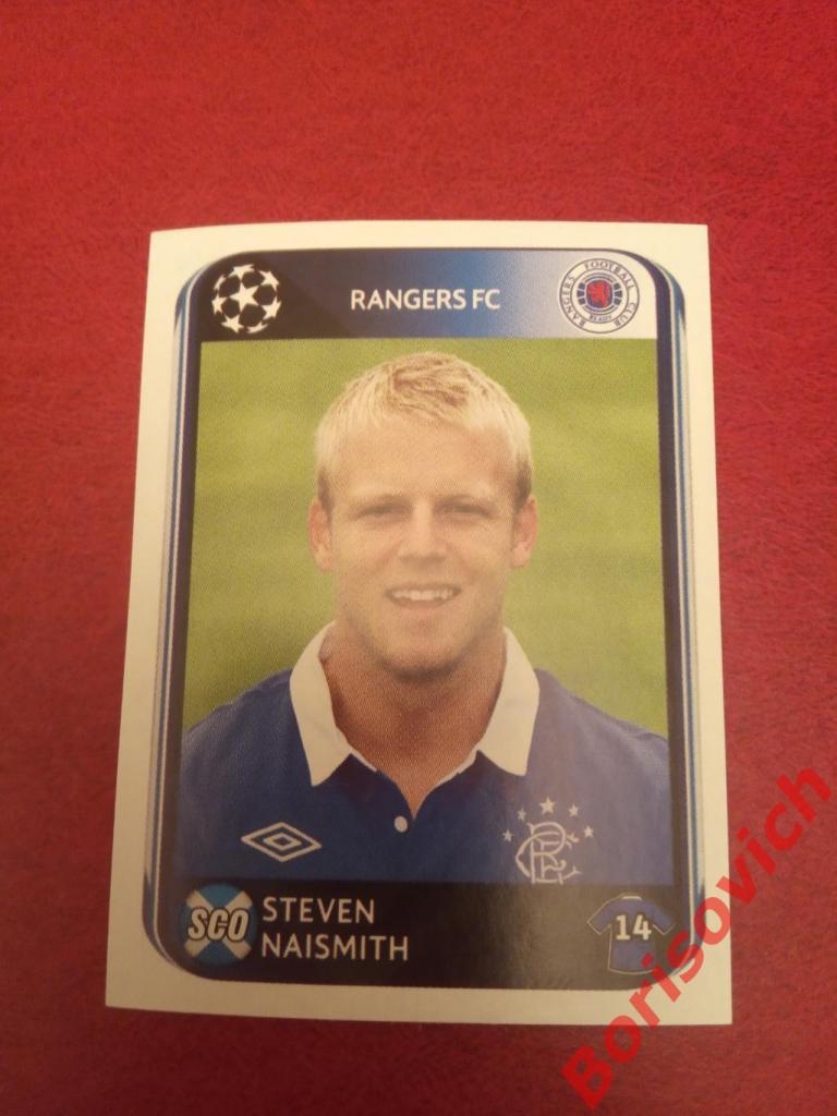 Лига Чемпионов 2010 - 2011 Steven Naismith Rangers FC N 187