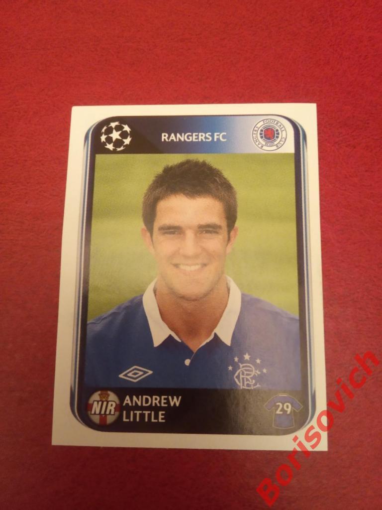 Лига Чемпионов 2010 - 2011 Andrew Little Rangers FC N 191