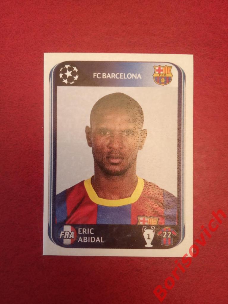 Лига Чемпионов 2010 - 2011 Eric Abidal FC Barcelona N 213