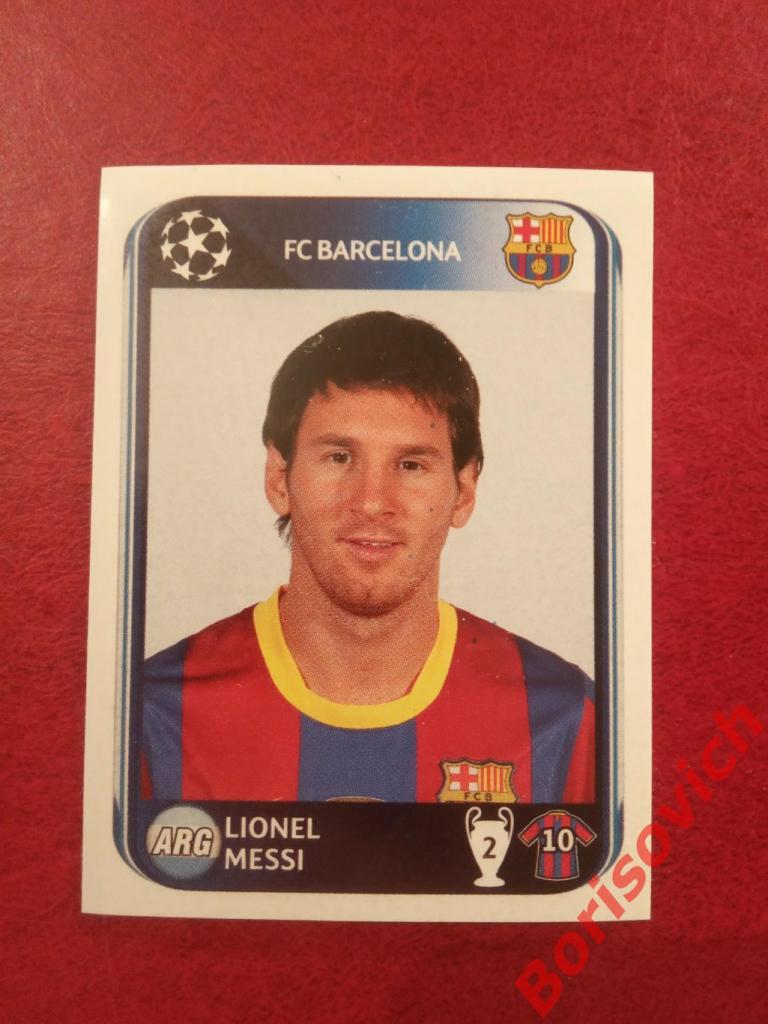 Лига Чемпионов 2010 - 2011 Lionel Messi FC Barcelona N 224