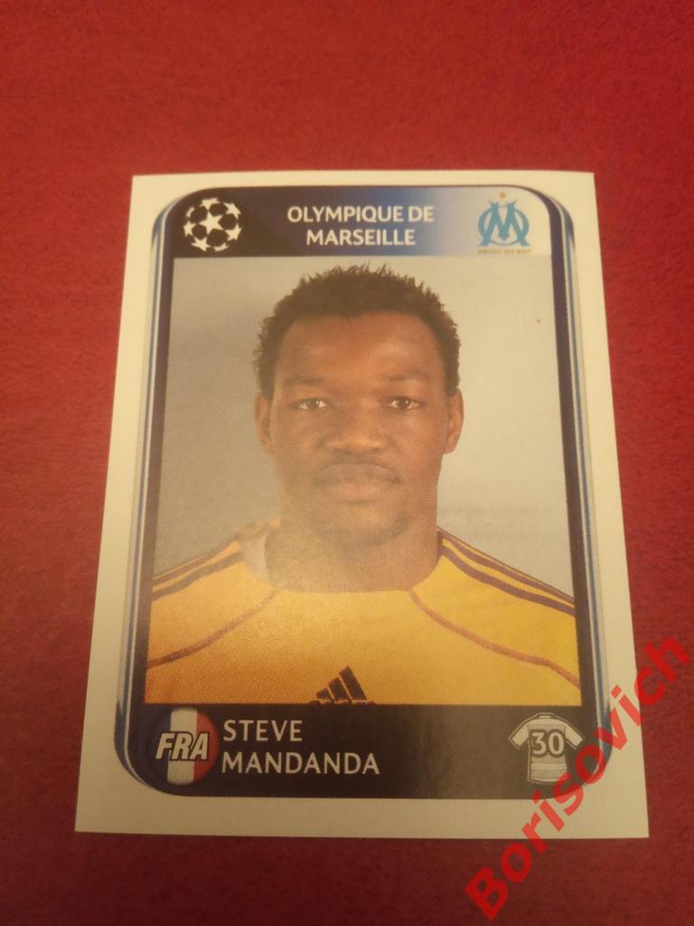 Лига Чемпионов 2010 - 2011 Steve Mandanda Olympique de Marseille N 363