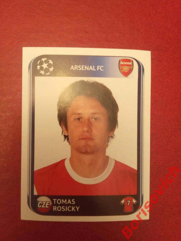 Лига Чемпионов 2010 - 2011 Tomas Rosicky Arsenal FC N 492