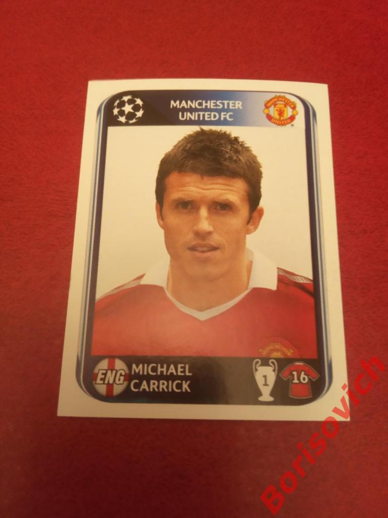 Лига Чемпионов 2010 - 2011 Michael Carrick Manchester United FC N 148