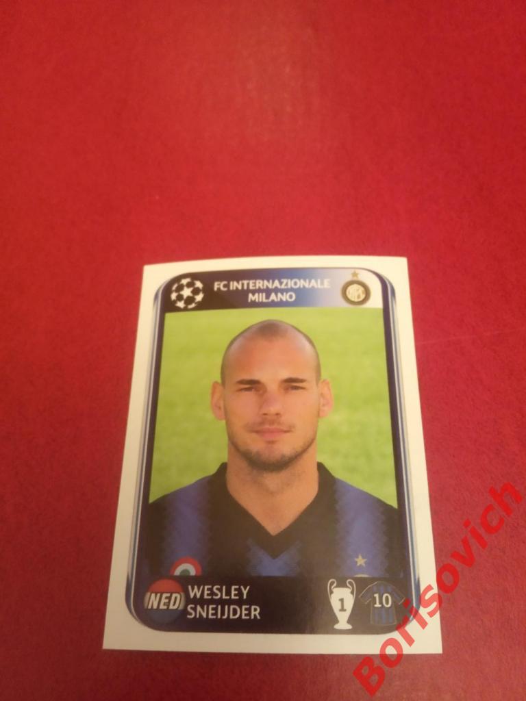 Лига Чемпионов 2010 / 2011 Wesley Sneijder FC Internationale Milano N 18