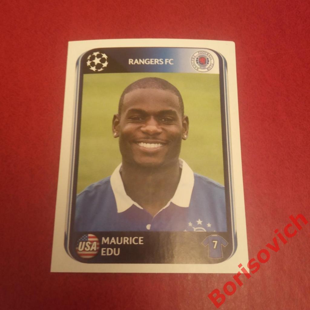 Лига Чемпионов 2010 / 2011 Maurice Edu Rangers FC N 184