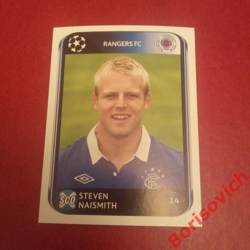 Лига Чемпионов 2010 / 2011 Steven Naismith Rangers FC N 187