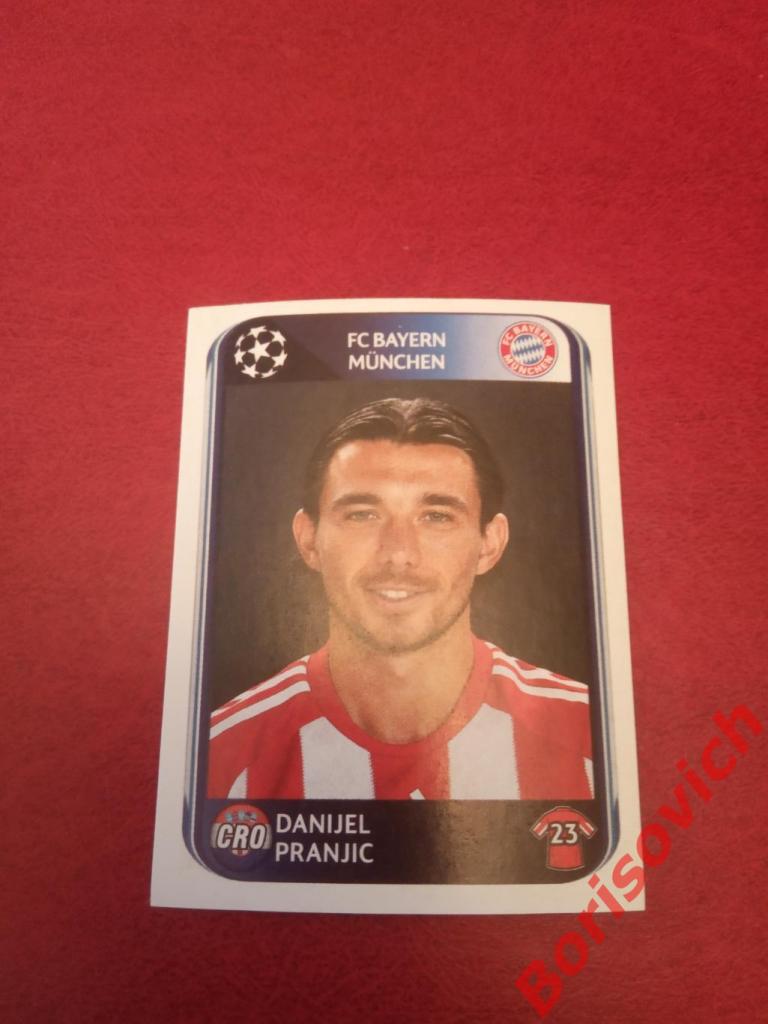 Лига Чемпионов 2010 / 2011 Danijel Prsnjic FC Bayern Munchen N 284