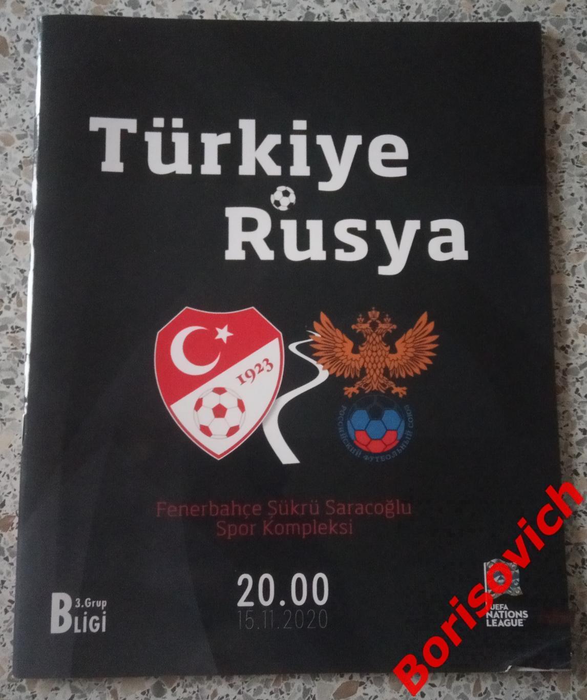 Турция - Россия 15-11-2020
