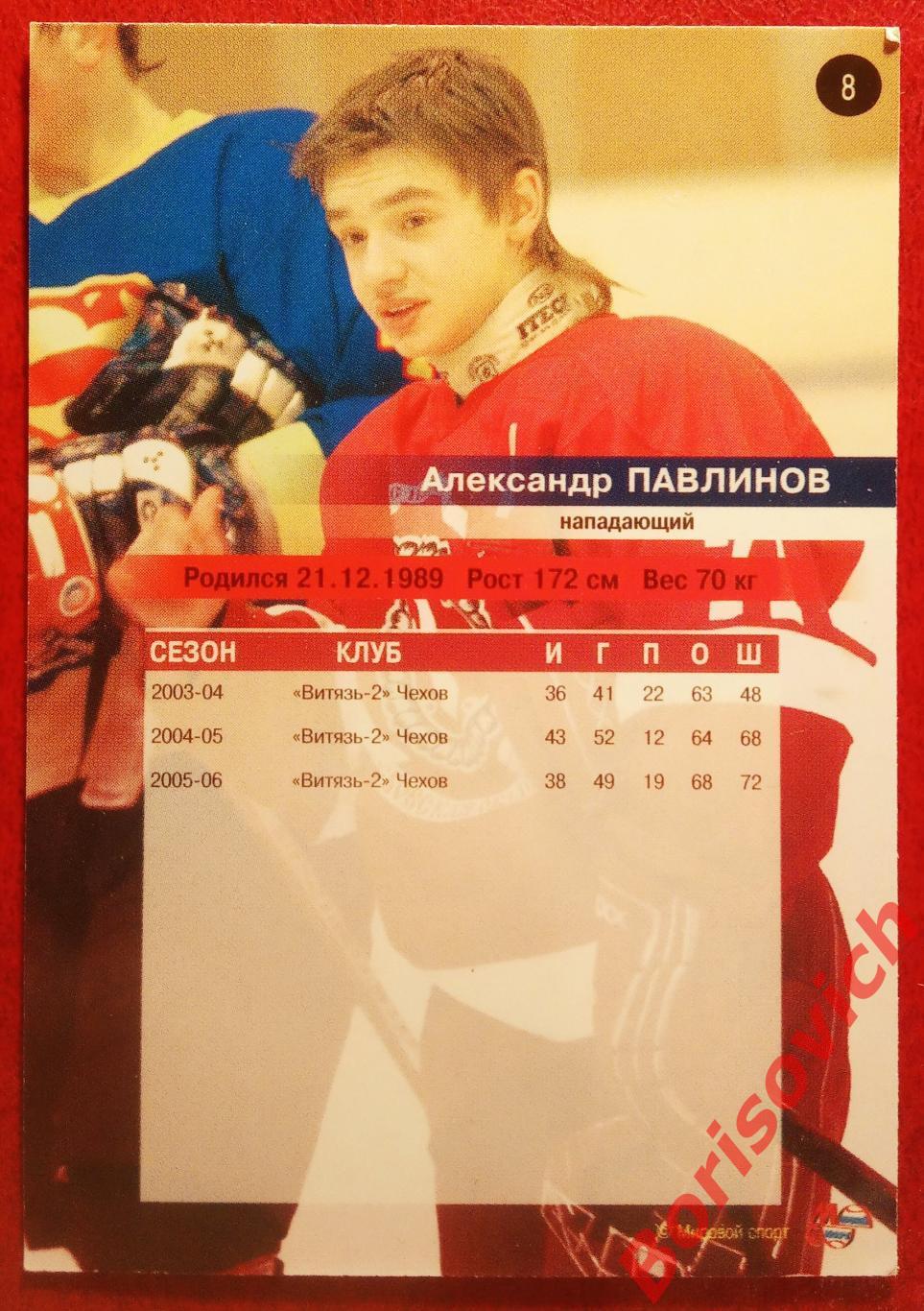 Александр Павлинов Витязь Чехов Мировой спорт N 8 2006 - 2007 1
