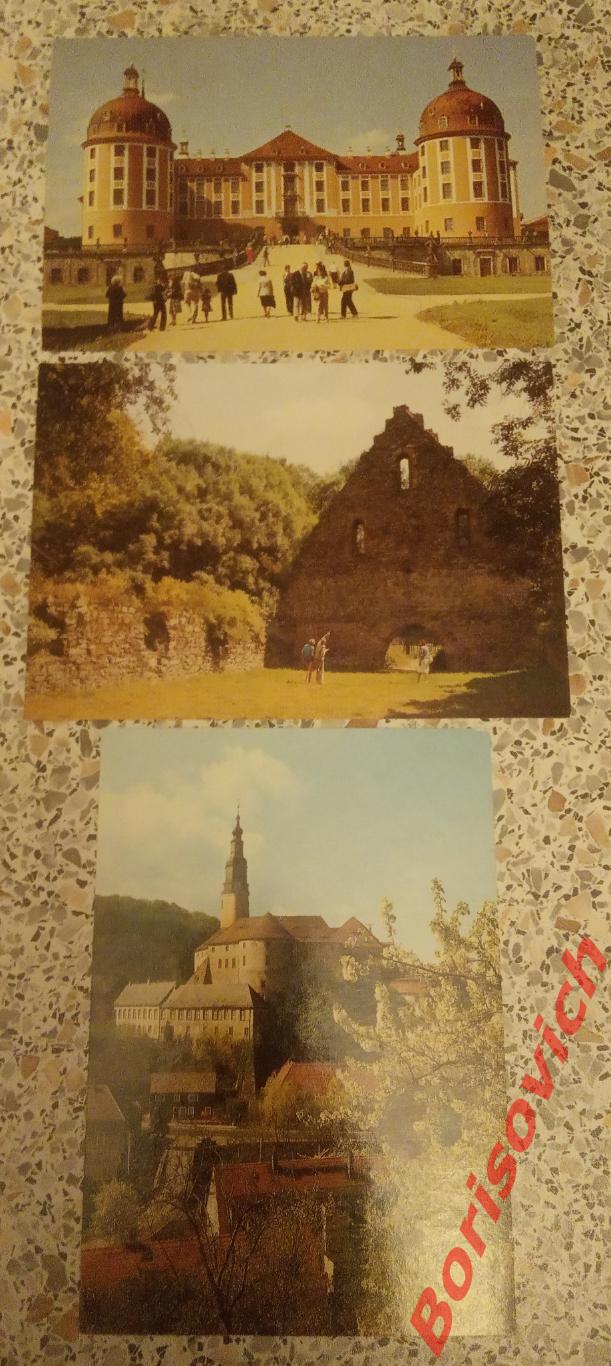 Набор открыток из 10 штук Знаменитые места Саксония Германия 2